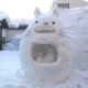 Illustration for article titled The Upside of Japan's Snow Storm? Wonderful Snow Sculptures.